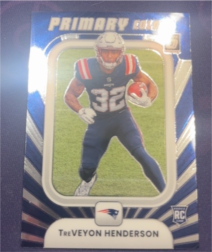 2025 Donruss Optic #20 TreVeyon Henderson Primary Colors — front