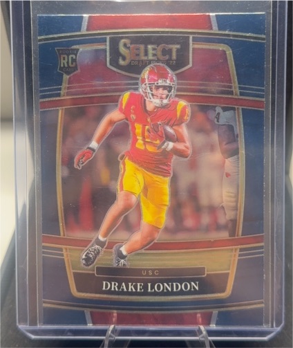 2022 Panini Select Draft Picks #7 Drake London — front