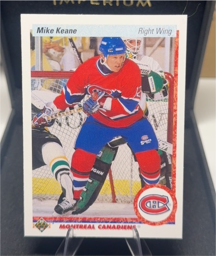 1990-91 Upper Deck #382 Mike Keane — front