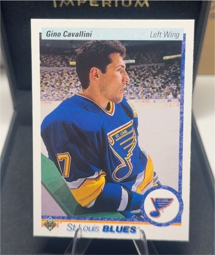 1990-91 Upper Deck #38 Gino Cavallini — front