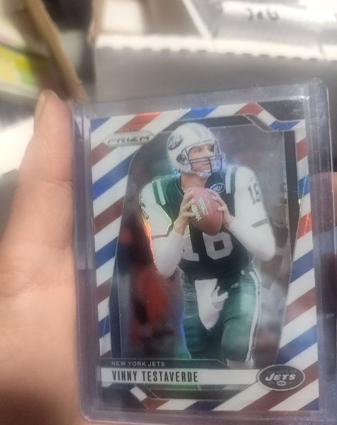 2024 Panini Prizm Red White Blue Prizm Vinny Testaverde — front