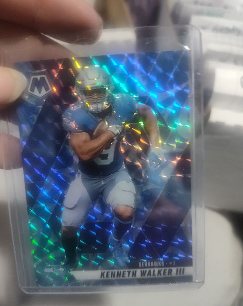 2025 Panini Mosaic Silver Prizm #149 Kenneth Walker III — front
