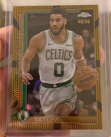 2025-26 Topps Chrome #49 Jayson Tatum — front