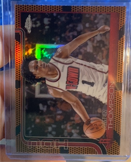 2025-26 Topps Chrome #17 Amen Thompson — front