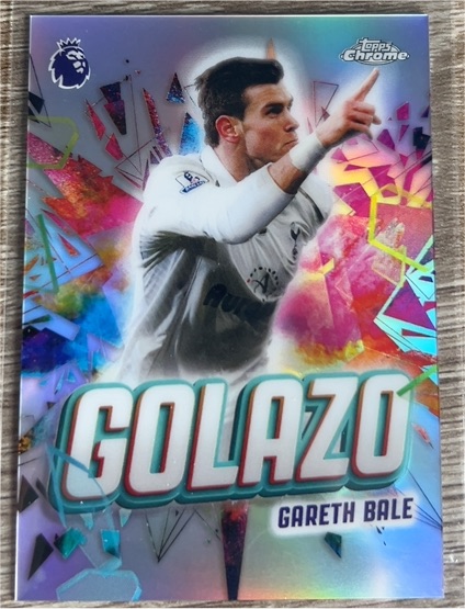 2025-26 Topps Chrome Premier League Golazo Gareth Bale — front
