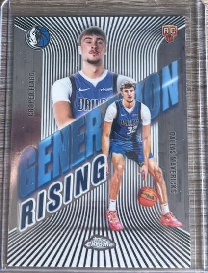 2025-26 Topps Chrome #GR-1 Cooper Flagg Generation Rising Rookie Card — front