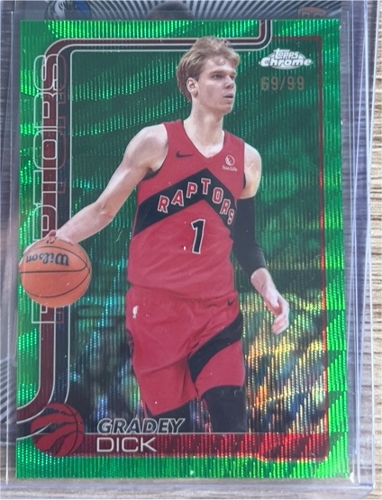 2025-26 Topps Chrome #214 Gradey Dick — front