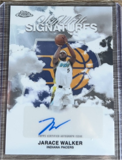 2025-26 Topps Chrome #SWS-JW Jarace Walker SkyWrite Signatures — front