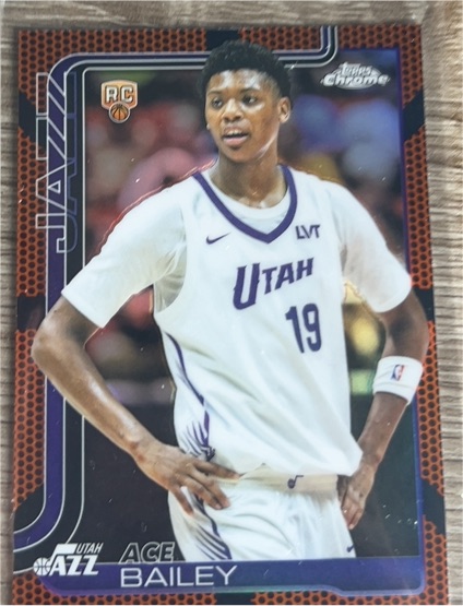 2025-26 Topps Chrome #255 Ace Bailey — front