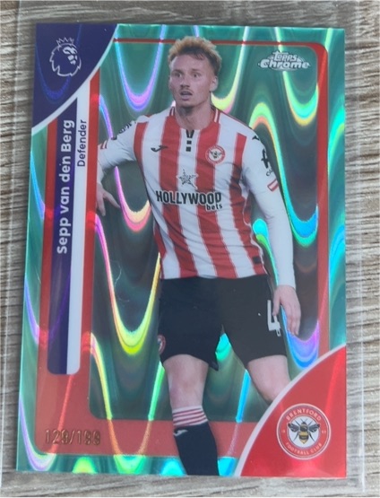 2026 Topps Chrome Premier League #38 Sepp van den Berg — front