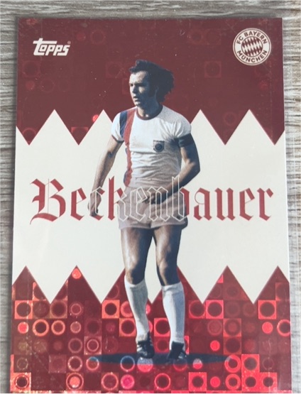 2025 Topps Official Club Product Franz Beckenbauer — front