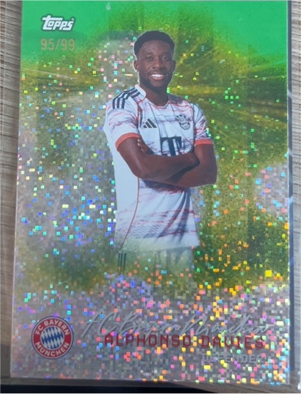 2021 Topps #95/99 Alphonso Davies — front