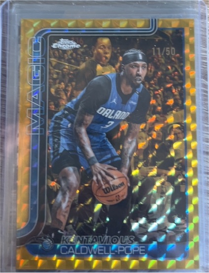 2025-26 Topps Chrome #143 Kentavious Caldwell-Pope X-Fractor — front