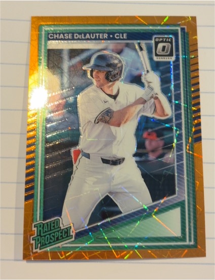 2025 Donruss Optic #107 Chase DeLauter — front