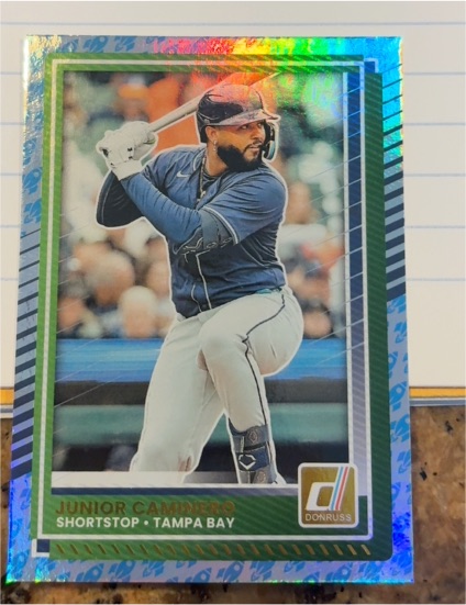 2025 Donruss #40 Junior Caminero — front