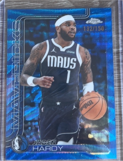 2025-26 Topps Chrome #60 Jaden Hardy — front