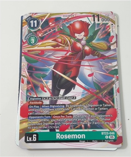 2023 Digimon Card Game BT23-046 Rosemon — front
