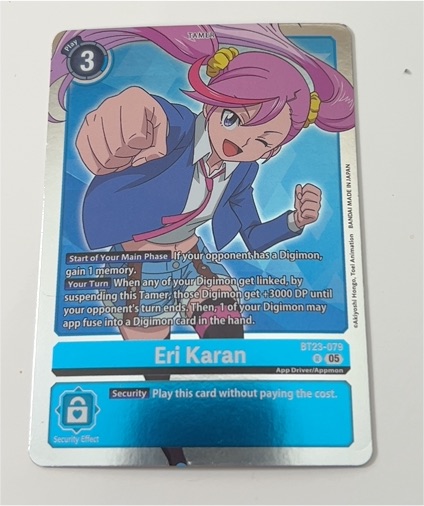 Digimon Card Game BT23-079 Eri Karan — front