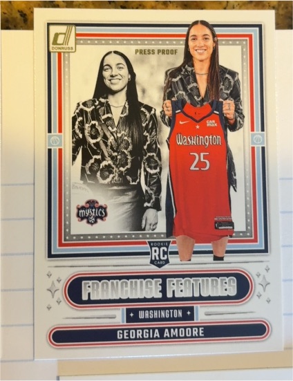 2025 Panini Donruss WNBA #20 Georgia Amoore Franchise Features Press Proof — front