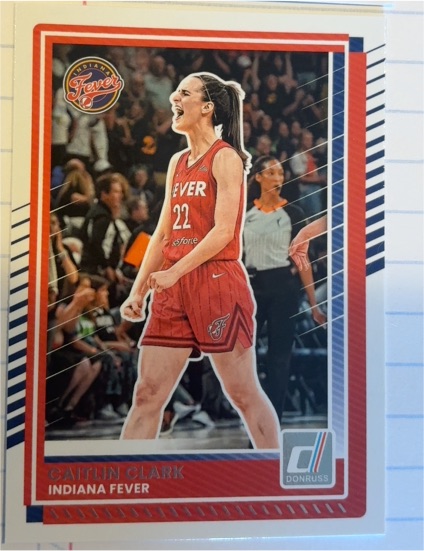 2025 Donruss WNBA #47 Caitlin Clark Indiana Fever — front