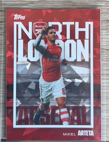 2023 Topps Arsenal #26 Mikel Arteta North London Forever — front