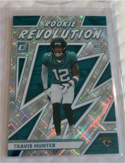 2025 Panini Donruss #32 Travis Hunter Rookie Revolution — front