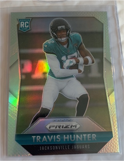 2025 Panini Prizm #2 Travis Hunter Flashback Rookie Prizm — front