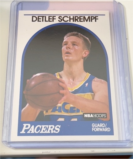1989-90 NBA Hoops #282 Detlef Schrempf — front
