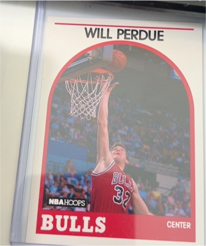 1989-90 Hoops #259 Will Perdue — front