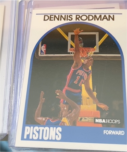 1989-90 Hoops #211 Dennis Rodman — front