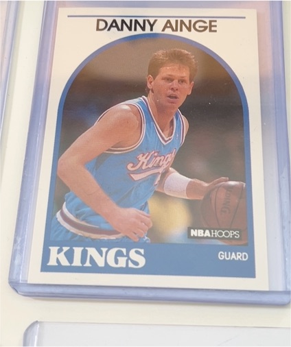 1989-90 NBA Hoops #215 Danny Ainge Sacramento Kings — front