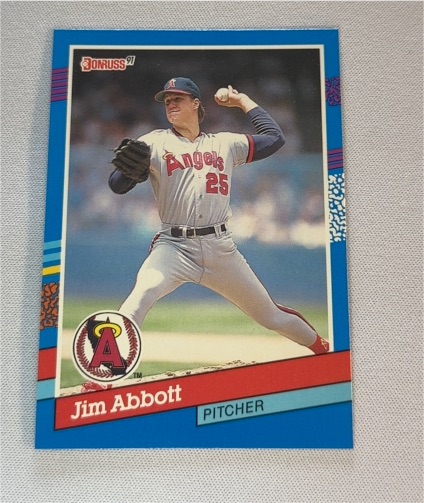 1991 Donruss #78 Jim Abbott — front