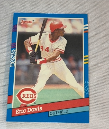 1991 Donruss #84 Eric Davis — front