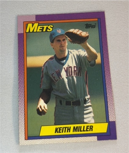 1990 Topps #58 Keith Miller — front