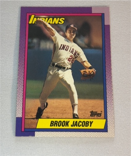 1990 Topps #208 Brook Jacoby Cleveland Indians — front