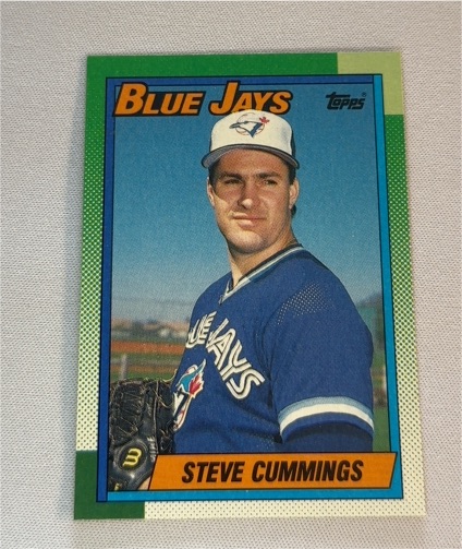 1990 Topps #374 Steve Cummings — front