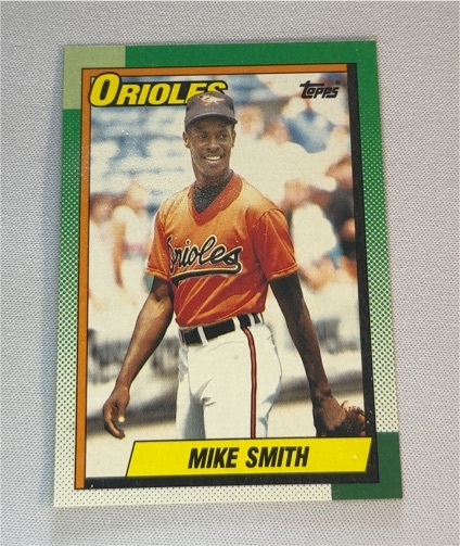 1990 Topps #249 Mike Smith — front