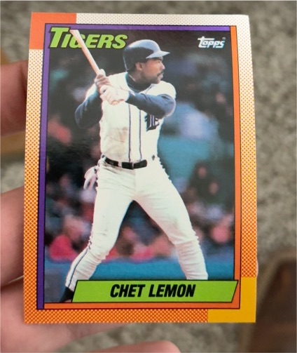 1990 Topps #271 Chet Lemon — front