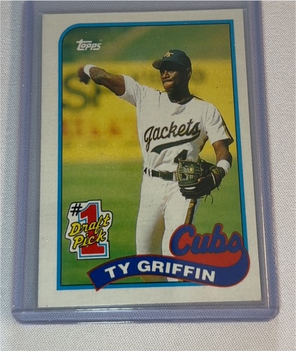 1989 Topps #713 Ty Griffin — front