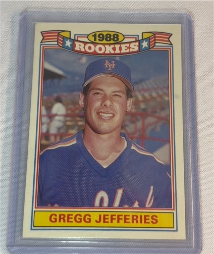 1988 Topps Rookies #13 Gregg Jefferies — front