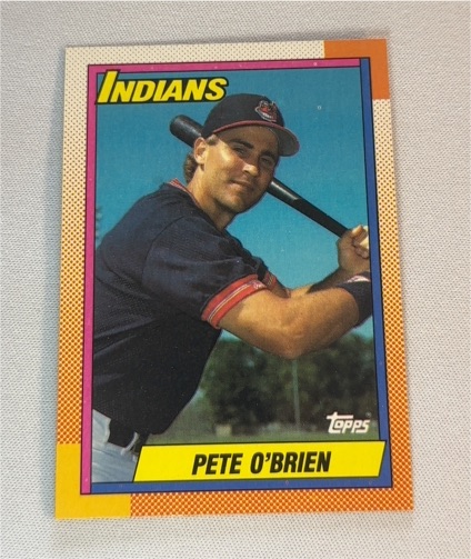 1990 Topps #265 Pete O'Brien — front