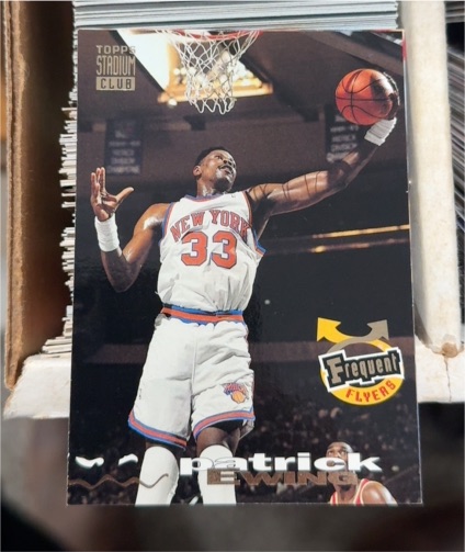 1993-94 Topps Stadium Club #189 Patrick Ewing Frequent Flyers — front