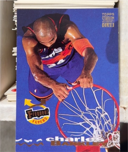 1993 Topps Stadium Club Frequent Flyers #188 Charles Barkley — front