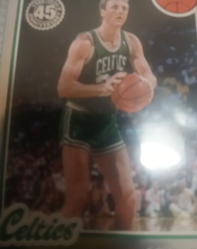 1988 Fleer #45 Larry Bird — front
