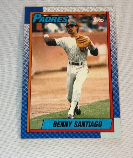 1990 Topps #35 Benito Santiago — front