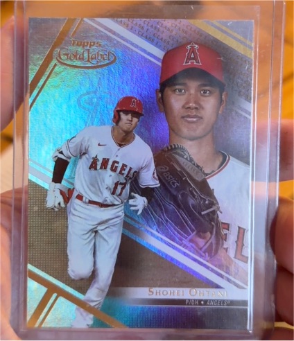 2021 Topps Gold Label #7 Shohei Ohtani — front