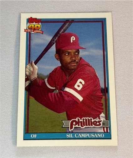 1991 Topps #618 Sil Campusano — front