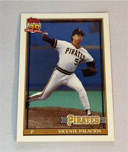 1991 Topps #438 Vicente Palacios — front