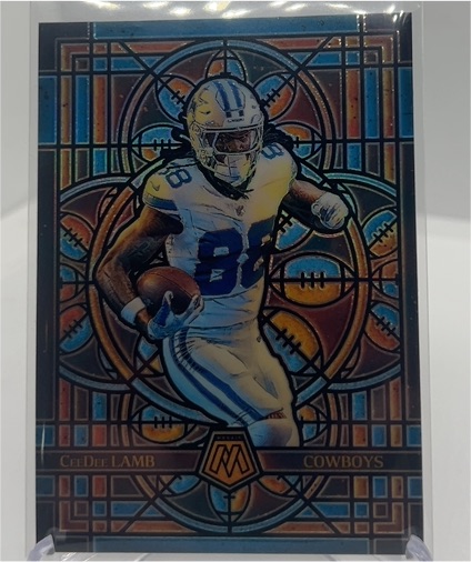 2025 Panini Mosaic #9 CeeDee Lamb Jumbo Stained Glass — front