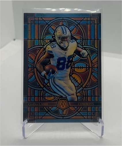 2025 Panini Mosaic #9 CeeDee Lamb Stained Glass — front